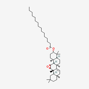 molecular formula C46H78O3 B1163855 11alpha,12alpha-Oxidotaraxerol palmitate CAS No. 495389-95-2