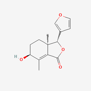 molecular formula C14H16O4 B1163860 ダシカルポール CAS No. 202343-57-5