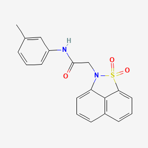 2-(1,1-Dioxido-2H-naphtho[1,8-CD]isothiazol-2-YL)-N-(3-methylphenyl)acetamide