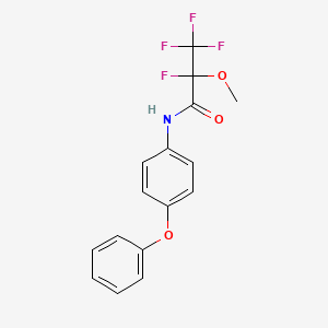 2,3,3,3-tetrafluoro-2-methoxy-N-(4-phenoxyphenyl)propanamide