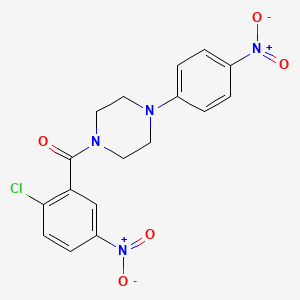 1-(2-Chloro-5-nitrobenzoyl)-4-(4-nitrophenyl)piperazine