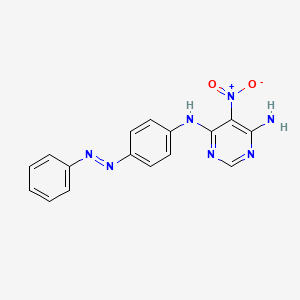 molecular formula C16H13N7O2 B11638760 5-nitro-N-{4-[(E)-phenyldiazenyl]phenyl}pyrimidine-4,6-diamine CAS No. 372508-23-1