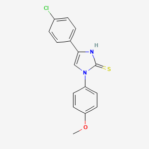 4-(4-Chloro-phenyl)-1-(4-methoxy-phenyl)-1H-imidazole-2-thiol