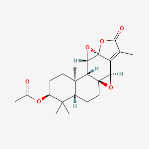 molecular formula C22H28O6 B1163891 Gelomulide B CAS No. 122537-60-4