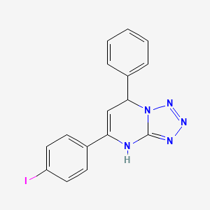 5-(4-Iodophenyl)-7-phenyl-4,7-dihydrotetrazolo[1,5-a]pyrimidine