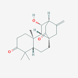 molecular formula C20H28O3 B1163893 ent-11beta-Hydroxyatis-16-ene-3,14-dione CAS No. 1092103-22-4
