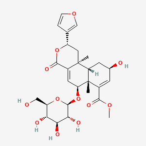 molecular formula C27H34O12 B1163894 Dehydroborapetoside B CAS No. 1221178-16-0