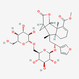 molecular formula C33H46O16 B1163895 borapetoside D CAS No. 151200-48-5