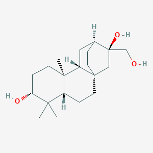 molecular formula C20H34O3 B1163897 ent-Atisane-3beta,16alpha,17-triol CAS No. 115783-44-3
