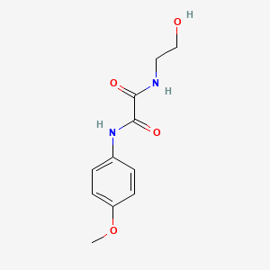 N-(2-hydroxyethyl)-N'-(4-methoxyphenyl)ethanediamide