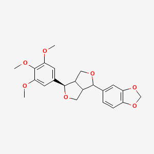 molecular formula C22H24O7 B1163919 Epiaschantin CAS No. 41689-50-3