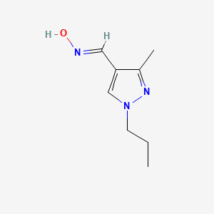 (E)-N-hydroxy-1-(3-methyl-1-propyl-1H-pyrazol-4-yl)methanimine