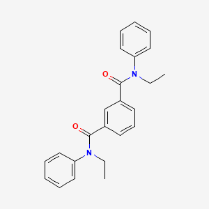 molecular formula C24H24N2O2 B11639317 1,3-Benzenedicarboxamide, N,N'-diethyl-N,N'-diphenyl- CAS No. 113918-60-8