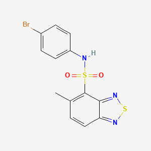 N-(4-Bromophenyl)-5-methyl-2,1,3-benzothiadiazole-4-sulfonamide