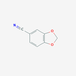 molecular formula C8H5NO2 B116396 胡椒醛腈 CAS No. 4421-09-4