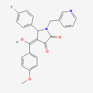 5-(4-fluorophenyl)-3-hydroxy-4-(4-methoxybenzoyl)-1-[(pyridin-3-yl)methyl]-2,5-dihydro-1H-pyrrol-2-one