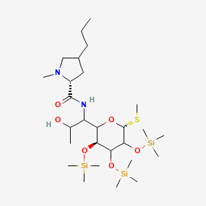 molecular formula C₂₇H₅₈N₂O₆SSi₃ B1163965 2,3,4-Tri-O-trimethylsilylepilincomycin 