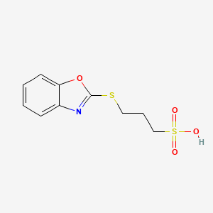 3-(1,3-Benzoxazol-2-ylsulfanyl)propane-1-sulfonic acid