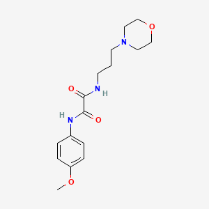 N'-(4-methoxyphenyl)-N-(3-morpholin-4-ylpropyl)oxamide