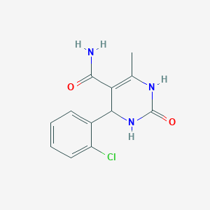 4-(2-Chlorophenyl)-6-methyl-2-oxo-1,2,3,4-tetrahydropyrimidine-5-carboxamide