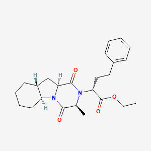 molecular formula C₂₄H₂₇D₅N₂O₄ B1164030 Trandolapril-d5 Diketopiperazine 