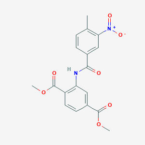 Dimethyl 2-(4-methyl-3-nitrobenzamido)terephthalate