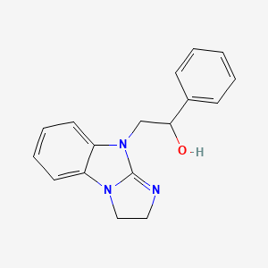 2-(2,3-dihydro-9H-imidazo[1,2-a]benzimidazol-9-yl)-1-phenylethanol