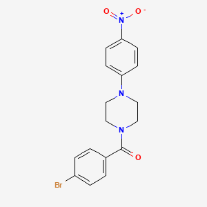 1-(4-Bromobenzoyl)-4-(4-nitrophenyl)piperazine