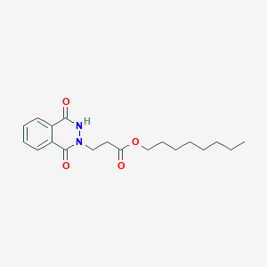 octyl 3-(1,4-dioxo-3,4-dihydrophthalazin-2(1H)-yl)propanoate