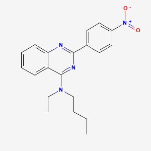 N-butyl-N-ethyl-2-(4-nitrophenyl)quinazolin-4-amine