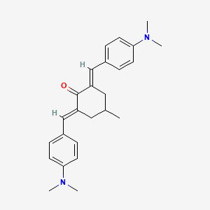 (2E,6E)-2,6-bis[4-(dimethylamino)benzylidene]-4-methylcyclohexanone