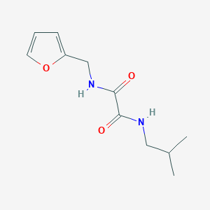 molecular formula C11H16N2O3 B11640957 N-(furan-2-ylmethyl)-N'-(2-methylpropyl)ethanediamide 