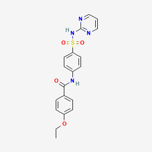 4-ethoxy-N-[4-(pyrimidin-2-ylsulfamoyl)phenyl]benzamide