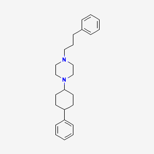 1-(4-Phenylcyclohexyl)-4-(3-phenylpropyl)piperazine