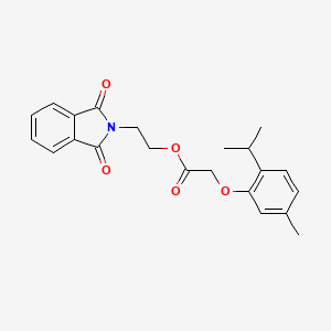 2-(1,3-Dioxoisoindolin-2-yl)ethyl 2-(2-isopropyl-5-methylphenoxy)acetate