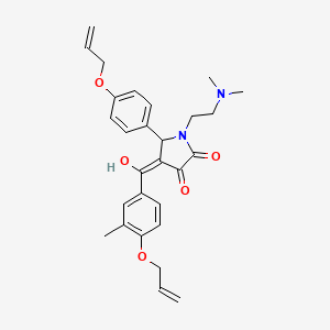 4-[4-(allyloxy)-3-methylbenzoyl]-5-[4-(allyloxy)phenyl]-1-[2-(dimethylamino)ethyl]-3-hydroxy-1,5-dihydro-2H-pyrrol-2-one