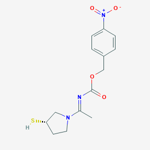 B116414 (s)-p1-(3-Mercapto-1-pyrrolidinyl)ethylidene]-(4-nitrophenyl)methyl ester, carbamic acid CAS No. 90505-36-5