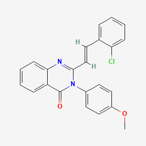 2-[(E)-2-(2-chlorophenyl)ethenyl]-3-(4-methoxyphenyl)quinazolin-4(3H)-one