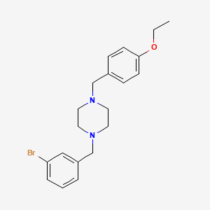 1-[(3-Bromophenyl)methyl]-4-[(4-ethoxyphenyl)methyl]piperazine