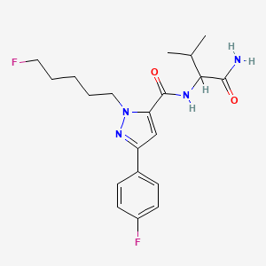 molecular formula C20H26F2N4O2 B1164180 5-氟-3,5-AB-PFUPPYCA 