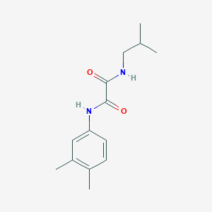 molecular formula C14H20N2O2 B11641979 N-(3,4-dimethylphenyl)-N'-(2-methylpropyl)ethanediamide 