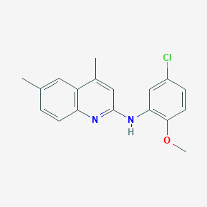 N-(5-chloro-2-methoxyphenyl)-4,6-dimethylquinolin-2-amine