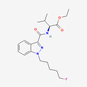 molecular formula C20H28FN3O3 B1164207 ethyl(1-(5-fluoropentyl)-1H-indazole-3-carbonyl)-L-valinate 