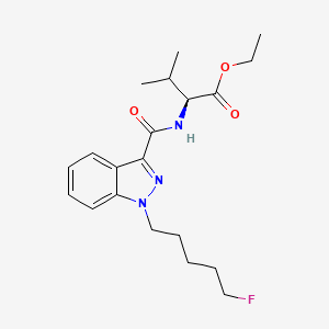 molecular formula C20H28FN3O3 B1164207 乙基(1-(5-氟戊基)-1H-吲唑-3-羰基)-L-缬氨酸酯 