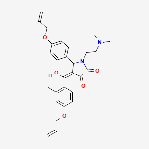 4-[4-(allyloxy)-2-methylbenzoyl]-5-[4-(allyloxy)phenyl]-1-[2-(dimethylamino)ethyl]-3-hydroxy-1,5-dihydro-2H-pyrrol-2-one