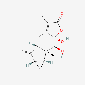 molecular formula C15H18O4 B1164223 Chloranthalactone E CAS No. 73215-92-6