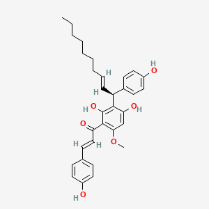 molecular formula C32H36O6 B1164237 Galanganone A CAS No. 1922129-42-7