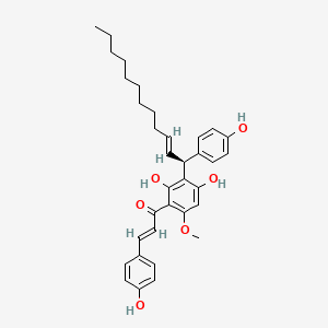 molecular formula C34H40O6 B1164238 Galanganone B CAS No. 1922129-43-8