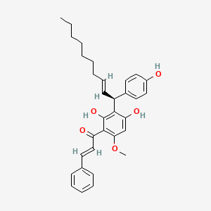 molecular formula C32H36O5 B1164239 Galanganone C CAS No. 1922129-46-1