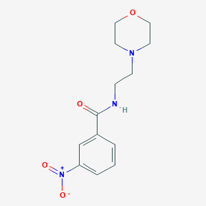 molecular formula C13H17N3O4 B11642481 N-[2-(morpholin-4-yl)ethyl]-3-nitrobenzamide 